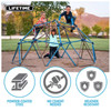 Lifetime Kid's Outdoor 4.5 ft. H x 9 ft. W Dome Climber, Blue and Brown (90939)