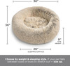 Best Friends by Sheri The Original Calming Donut Dog Bed Large (36" x 36")