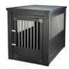 New Age Pet ECOFLEX® InnPlace X-Large Indoor Furniture Style Pet Kennel, Black