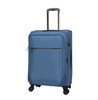 btL 24" Checked Softside Luggage With 360-Spinner Wheels, Blue Shadow