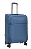 btL 24" Checked Softside Luggage With 360-Spinner Wheels, Blue Shadow
