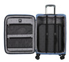 btL 24" Checked Softside Luggage With 360-Spinner Wheels, Blue Shadow