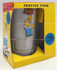 The Simpsons Frosted Stein 100% Glass Mug 1999 Twentieth Century Fox Downpace