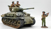 King & Country Sherman Tank DD27 Model Statue with 3 Soldier Figures 2001
