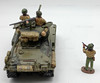 King & Country Sherman Tank DD27 Model Statue with 3 Soldier Figures 2001