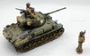 King & Country Sherman Tank DD27 Model Statue with 3 Soldier Figures 2001