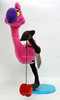 Walt Disney Fantasia 2000 Flamingo Steiff Club Plush With Stand 651700