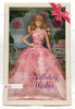 Birthday Wishes Barbie Doll Blonde In Pink Floral Gown 2018 Mattel FXC76