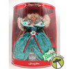 Happy Holidays Barbie Doll Special Edition 1995 Mattel No. 14123 Blonde In Green