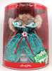 Happy Holidays Barbie Doll Special Edition 1995 Mattel No. 14123 Blonde In Green