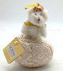 Boyds Bear Making Spirits Bright Ornament Plush Bear Off-White #811691