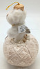 Boyds Bear Making Spirits Bright Ornament Plush Bear Off-White #811691