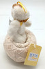 Boyds Bear Making Spirits Bright Ornament Plush Bear Off-White #811691