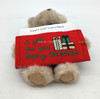 Boyds Bears Merry Mini Plush Tan Bear & Christmas Gift Card Holder #903606