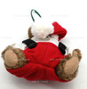 Boyds Bears Santa Bear Mini Plush Ornament #562741 Brown In Santa Suit