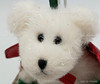Boyds Bears Holiday Wishes Angel Bear Mini Plush Ornament White Bear Red Wings