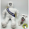 Michelin Man & Bubbles The Dog Plushies Set of Two C-11476 Zouire 2004