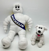 Michelin Man & Bubbles The Dog Plushies Set of Two C-11476 Zouire 2004