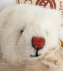 Boyds Bears Angelia Mini Plush Bear White Patty Duke Collection #92004-03