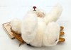 Boyds Bears Angelia Mini Plush Bear White Patty Duke Collection #92004-03