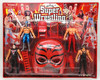 Super Wrestling Set 4 Action Figures Mask & Accessory Set JPW Item No. 77617