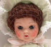 Ginny Vogue Dolls Crib Crowd Baby Love Green Doll 8" Collectible No. 4BL21