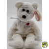 Ty Beanie Baby Shooting Star the Bear Harrods UK Exclusive White Version Plush