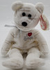 Ty Beanie Baby Shooting Star the Bear Harrods UK Exclusive White Version Plush