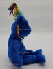 Ty Beanie Baby Happy Birthday the Bear Plush Blue Version