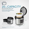 Aroma ARC-5100SB 20-Cup Programmable Rice & Grain Cooker and Multi-Cooker, Black