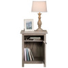 Better Homes & Gardens Modern Farmhouse USB Nightstand, Rustic Gray