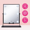 Danielle Creations Bluetooth L.E.D. Lighted Vanity Mirror, Black