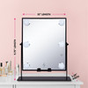 Danielle Creations Bluetooth L.E.D. Lighted Vanity Mirror, Black