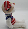 Ty Beanie Babies Sam the Bear Patriotic Plush White Version 2003