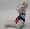 Ty Beanie Babies Sam the Bear Patriotic Plush White Version 2003
