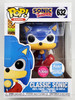 Funko POP Sonic The Hedgehog Classic Sonic 632 Flocked Figure