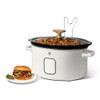 Beautiful 19162 6 Qt Programmable Slow Cooker in White Icing by Drew Barrymore