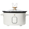 Beautiful 19162 6 Qt Programmable Slow Cooker in White Icing by Drew Barrymore