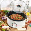 Beautiful 19162 6 Qt Programmable Slow Cooker in White Icing by Drew Barrymore