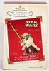 Hallmark Keepsake Ornament Star Wars Attack of the Clones Jedi Master Yoda