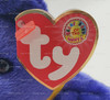 Ty Beanie Baby Sapphire the Bear Beanie Baby of the Month May 2004