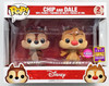Funko POP Disney Chip & Dale Flocked Vinyl Figures 2 Pack SDCC 2017 Exclusive