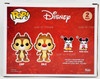 Funko POP Disney Chip & Dale Flocked Vinyl Figures 2 Pack SDCC 2017 Exclusive