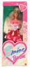 B Mine Valentine Barbie Doll Blonde & 3 Valentine Cards 1993 Mattel #11182