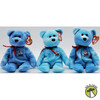 Ty Beanie Baby LOT OF 3 Nina, Pinta, Santa Maria Bear Plush 2004