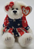 Ty Attic Treasures Franny the Bear Patriotic Plush