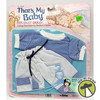 Totsy That's My Baby Blue & White Stripe Doll Fashion Set for 15-17" Dolls 1986