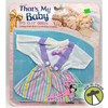 Totsy That's My Baby Pastel Striped Dress Doll Fashion for 15-17" Dolls 1986