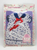 Cititoy Doll Fashion Set for 12-14 Inch Dolls White & Blue Sailor Dress 1990