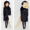 Lara's Fur Accessories New York, NY USA Barbie Doll in Ranch Mink Coat